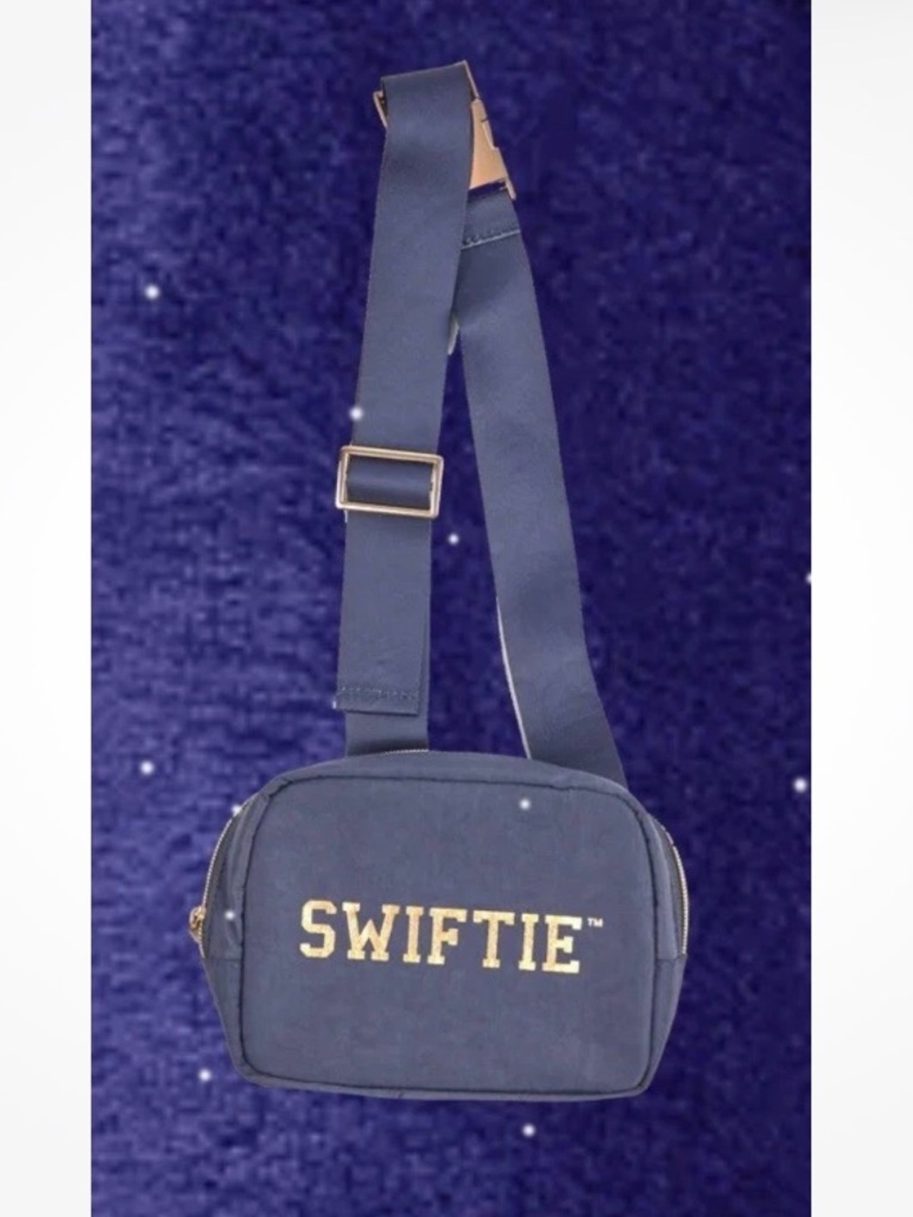 NWOT: SWIFTIE Belt Bag with Gold Logo - Picture 2 of 2